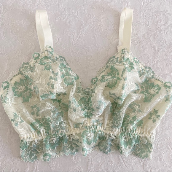 Cosabella white blue lace bra - Picture 1 of 6